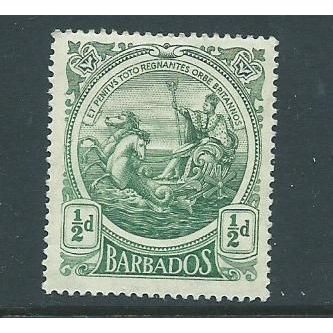 barbados stamps sg182b hm sg 182b 1916