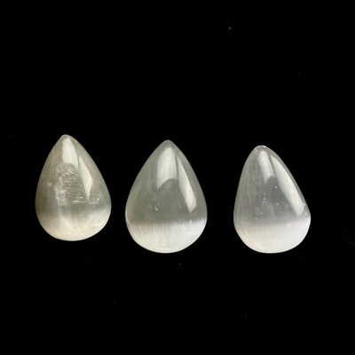 Selenite Moon Drops (eggs) | 60mm[ ]