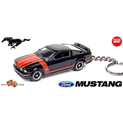 VERY RARE KEYCHAIN BLACK FORD MUSTANG GT/BOSS CUSTOM Ltd Ed