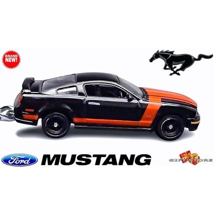 VERY RARE KEYCHAIN BLACK FORD MUSTANG GT/BOSS CUSTOM Ltd Ed