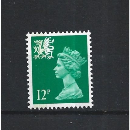 Wales.W36 12p Bright Emerald.Unmounted Mint.Aug25