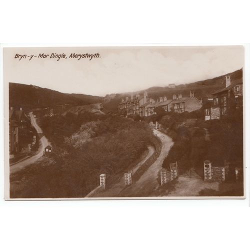 Bryn-Y-Mor Dingle Aberystwyth Cardiganshire RP Postcard