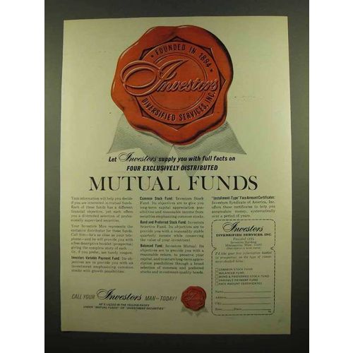 1965 Investors Diversified Services Ad