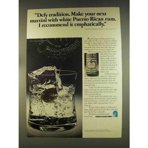 1976 Puerto Rican Rums Ad - Defy Tradition