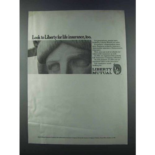 1981 Liberty Mutual Ad - Look to Liberty for Insurance