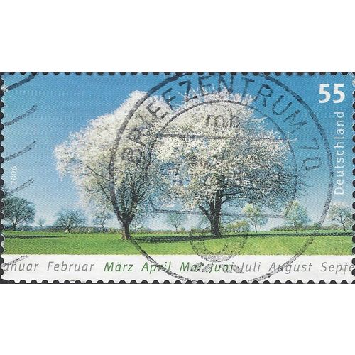 GERMANY, Spring, March-June, blue 2006, 0.55euro, #3