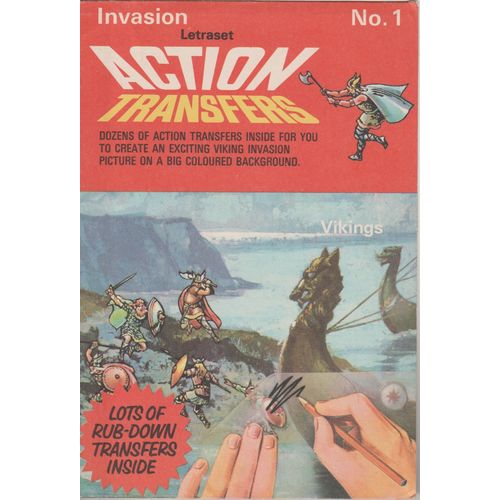 Action Transfers circa 1965 Invasion no 1 Vikings by Letraset see rest