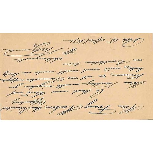 Portugal Postal Card 1891 Porto to Offenburg Germany
