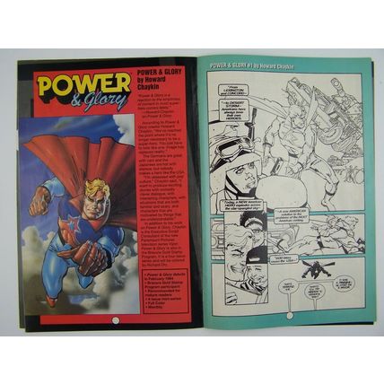 Comic Book - Bravura Hero Illustrated (1994) Preview 1/2 Malibu
