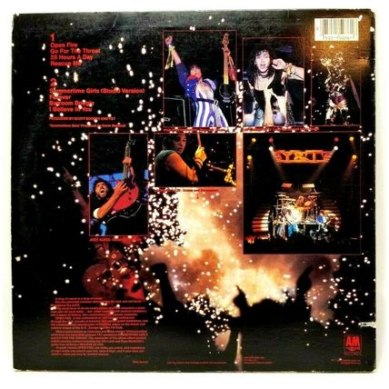 Y&T Open Fire Live LP 12" Vinyl Record 33rpm Album (P1)