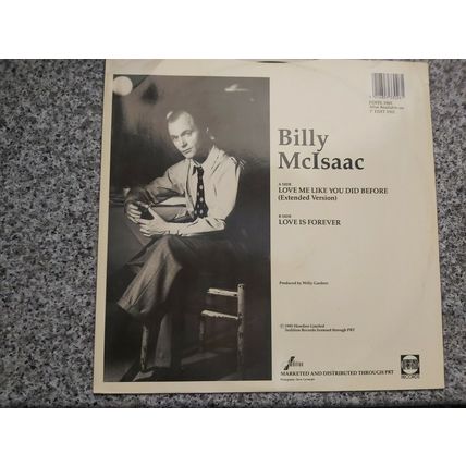 Billy McIsaac ‎– Love Me Like You Did Before (EDITL 3302) 1985 (EP)