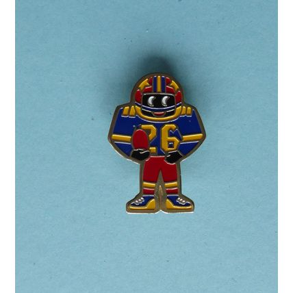 Robertson's Jam 1990 American Footballer Badge (PB))