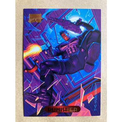 Marvel Masterpieces 1994 Base trading Card # 94 Punisher (B) Fleer