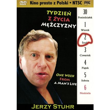 Tydzien z zycia mezczyzny (DVD) 1999 NTSC Jerzy Stuhr POLSKI POLISH