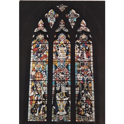 Colour Postcard - The Becket Window, Penshurst parish church, Kent