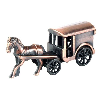 Coach with Horse Die Cast Metal Collectible Pencil Sharpener