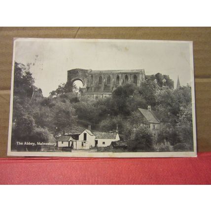 MALMESBURY ABBEY, WILTSHIRE used postcard by T.V.A.P. 1959 pm =