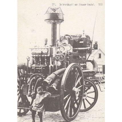 De Brandspuit Van Nieuwer Amstel in 1893 Postcard