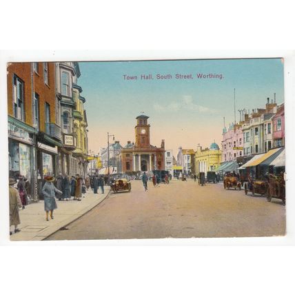 Town Hall South Street Worthing Postcard West Sussex WG5