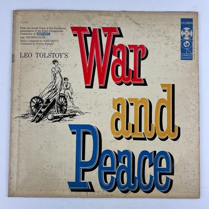 Leo Tolstoy's War And Peace Soundtrack Vinyl LP Record Album CL-930