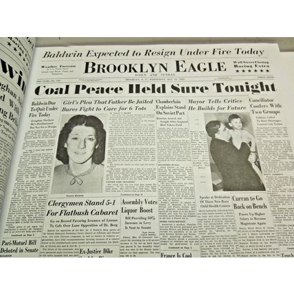 WW II in Brooklyn NY 1939-1945- Paperback Book by Historical Briefs, Inc.