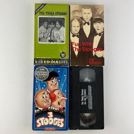 The Three Stooges VHS Video Tape Lot #3