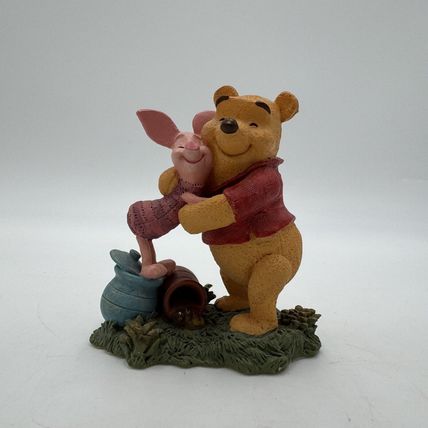 Disney Simply Pooh "Hugs are Better than Honey" Pooh & Piglet Figurine Retired