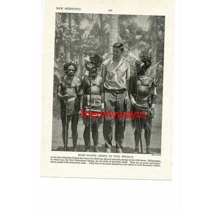 Boy Must Be Brought Up by Men, New Hebrides (Vanuatu), Book Illustration, c1920