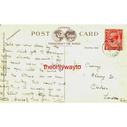 Elliott Home Near Windsor, Ontario, Canada, 109671 Valentines Postcard, 1919