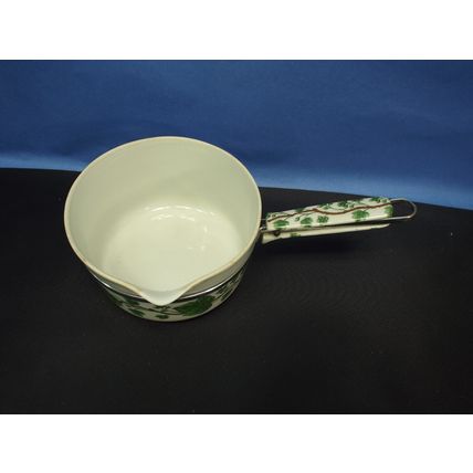 luminite Frugier Porcelaine De Paris France Pour Spout Sauce Pan Ivy Vine Coco