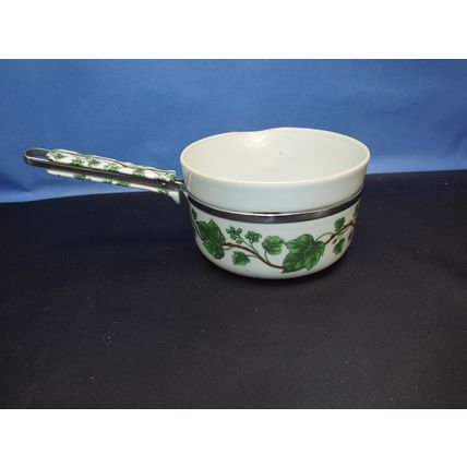 luminite Frugier Porcelaine De Paris France Pour Spout Sauce Pan Ivy Vine Coco