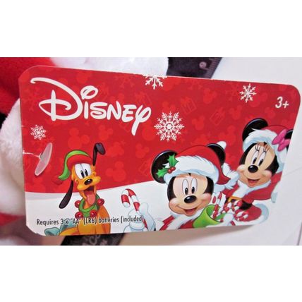 Singing Christmas Minnie Mouse Doll Retro Classic Animated Musical Disney