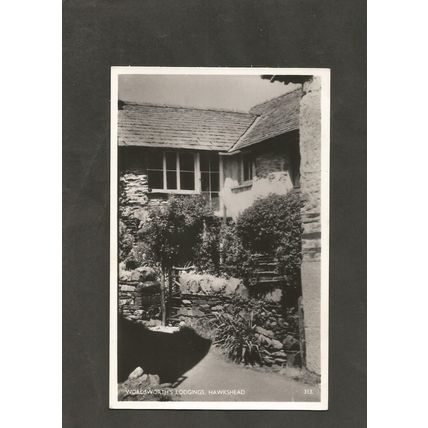 Postcard Cumbria Hawkshead Wordsworth Lodgings