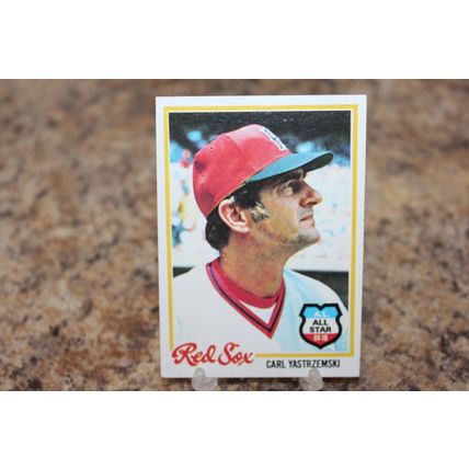 1978 topps baseball red sox *a.l. all-star* carl yastrzemski card#40