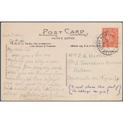 Lustleigh Village, Devon, 1946 - Frith's Postcard