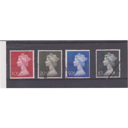 GB 1970 High value definitives set of 4 used SG829 to 832