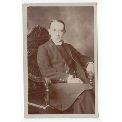 Priest Vicar Studio Postcard RP Publisher Kent & Lacey