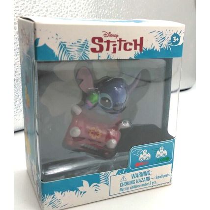 Disney Stitch #15753 2.5" figure in car, boxed. FAST SHIP!