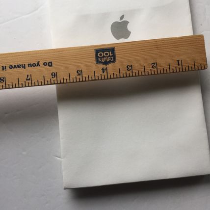 Used Official Apple 6'' x 9'' Reusuable Cardboard Bag
