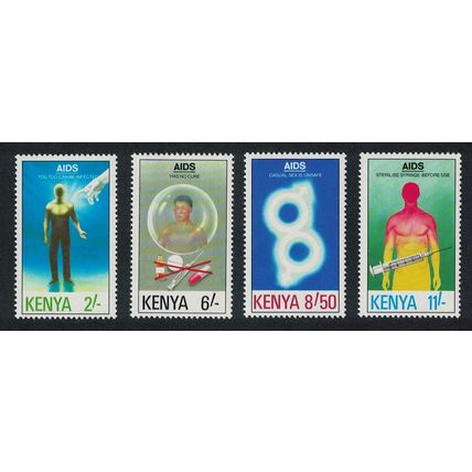 Kenya AIDS Day 4v 1992 MNH SG#561-564