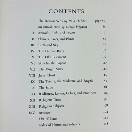 Signs and Symbols in Christian Art Book Club Guild Edition 1958 George Ferguson