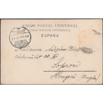 El Lago del Parque, Barcelona, 1909 - Preis Karte Tarjeta Postal