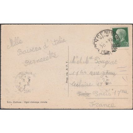 Cascate della Cenisia, Moncenisio, 1936 - Zublena Cartolina