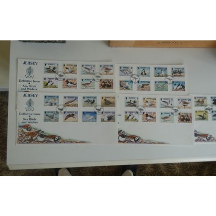 GREAT BRITAIN - JERSEY SEABIRDS + ON COVERS