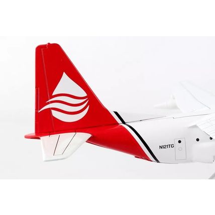 C-130A HERCULES OIL SPILL RESPONSE N121TG W/STD - INFLIGHT 200 IF130OSRA01 1/200
