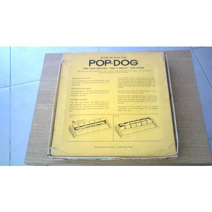 POP-DOG Game - Peter Pan Playthings - VINTAGE 1973 (in Working Order) RARE