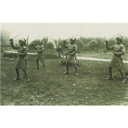 Postcard WW1 Bengal Lancers Hyde Park London 1914 - Nostalgia