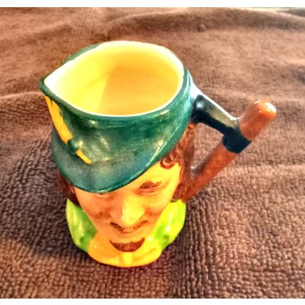Landcaster Wear Sandland Hanley England Miniture Toby Jug 2 5/8" tall