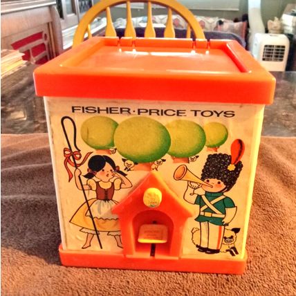 Old Vintage Original Fisher Price Jack In The Box Puppet 10" Tall Working 1970