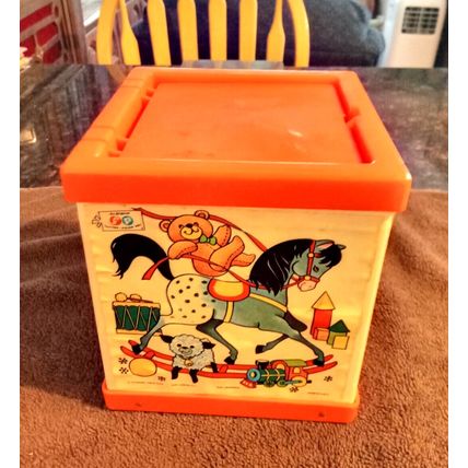 Old Vintage Original Fisher Price Jack In The Box Puppet 10" Tall Working 1970